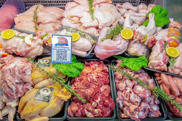 Fresh Chicken and Rabbit Selection